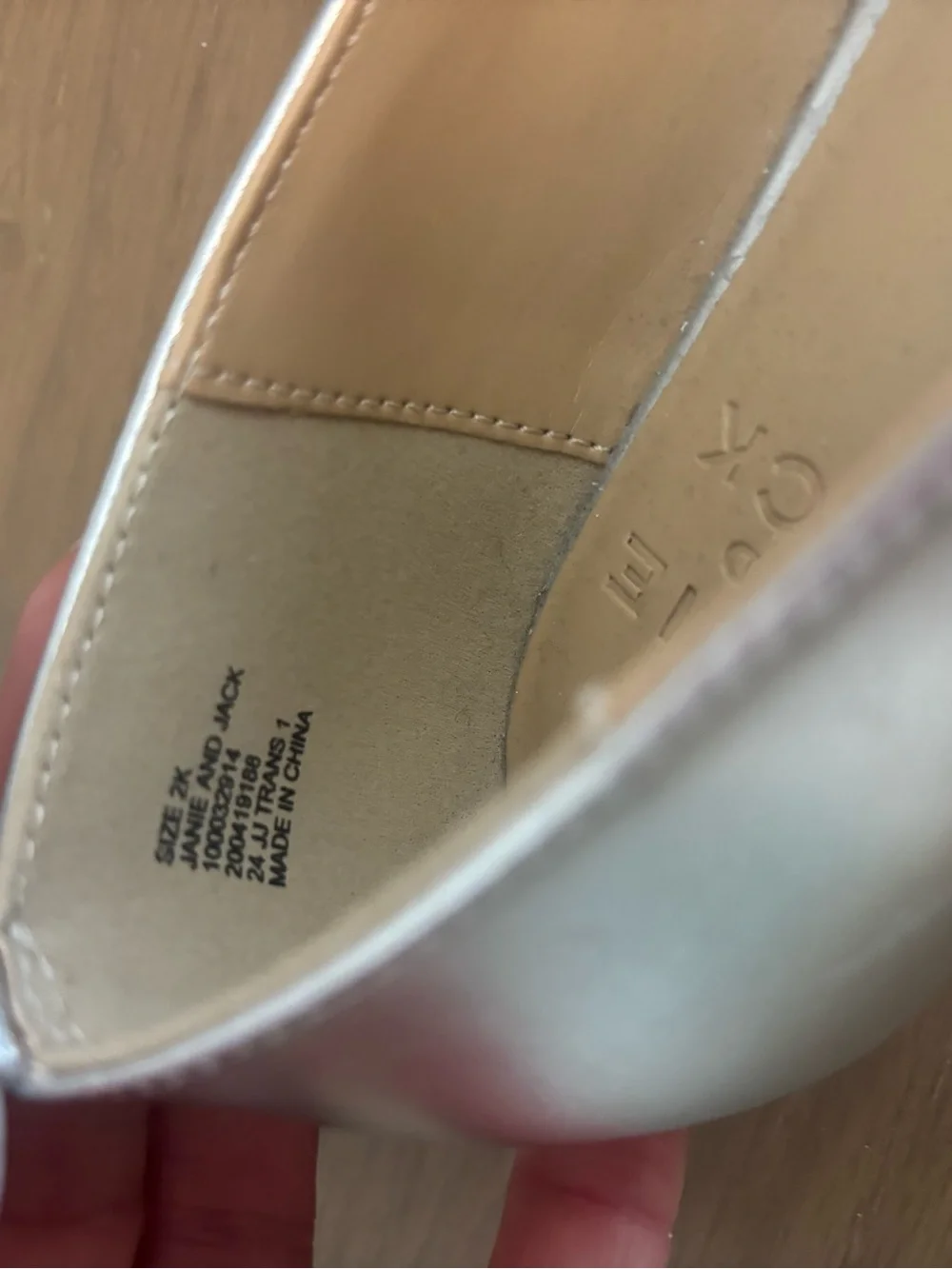 Janie & Jack ballet flats, size 2 Kids